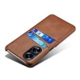 thumbnail image 3 of For Oppo A1 5G/A98 5G/F23 5G Dual Card Slots Phone Cover PU Leather Coated PC Protective Case, 3 of 4