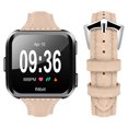 thumbnail image 2 of For Fitbit Versa Replacement Classic Vintage Genuine Leather Wristband Watch Band Strap Bracelet, 2 of 4