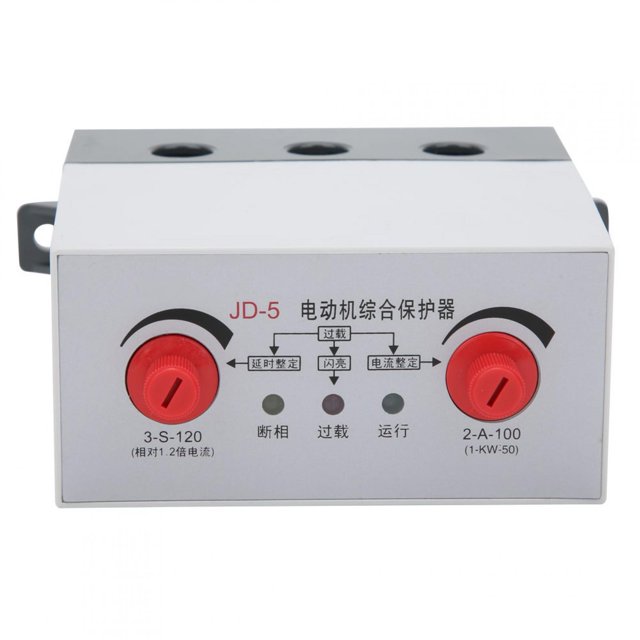 BERM JD-5 Moteur Intégré Protecteur Surcharge Décrochage Phase Perte Protection Relais AC380V 2-100A