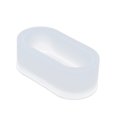 thumbnail image 2 of Silicone Mold Long Ellipse Smooth Easy Demolding Resin Mold for Jewelry Storage Box Flowerpot Gift, 2 of 14