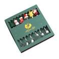 thumbnail image 1 of Langgg 6piece Christmas Gift Box With Metal Spoon Unique And Practical Gift For Loved Ones Christmas Spoons C, 1 of 6