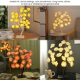 thumbnail image 4 of mmirethe Lighted Colorful Rose Lamp With Remote Control Best Gift Choice Wide Application pink rose white rod 1Set, 4 of 6