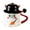 A, variant on Spooky Ghost Mug Halloween Ceramic Coffee Mug with Lid White Ghost Shaped Cup with Handle Novelty Mug with Witch Hat Lid for Halloween Decor and Best Gifts for Coffee Lover