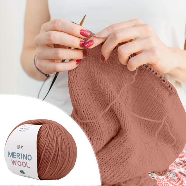 Vrorvz Premium Hand woven Wool Yarn for Versatile Knitting for Scarves,Hats,Sweaters High Durability and Warmth Soft and Even Texture Wide Color Selection Available