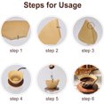 thumbnail image 4 of EcoNesxp 4 coffee filter papers for pour over and drip coffee makers 100 coffee filter papers for pour over and drip coffee makers 4 cone coffee filters, 4 of 5