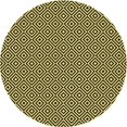 thumbnail image 1 of Ahgly Company Tapis Rond Lavable en Machine Intérieur Transitionnel Gris Minuit, 3 Pieds Rond, 1 of 7