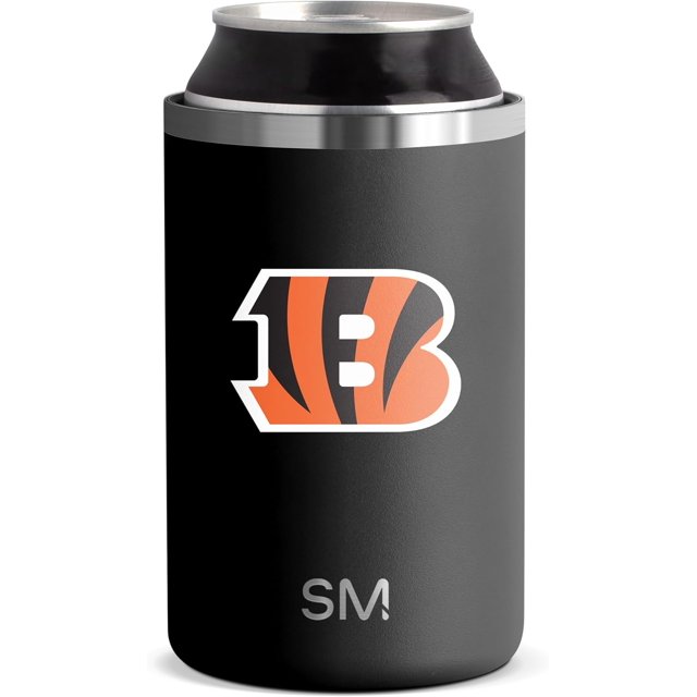 Simple Moderne sous Licence Officielle NFL Cincinnati Bengals Cadeaux pour Hommes, Femmes, Papas, Fête des Pères / Glacière Isolée de Type Ranger pour Canettes Standard de 12 Oz - Bière, Seltzer et Soda