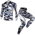 thumbnail image 3 of Men Compression Shirt Pants Set Fitness Sportswear Bodybuilding Tight Sport Suit, 3 of 5