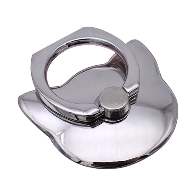 Metal Phone Ring Holder - 360° Rotating Finger Grip & Kickstand - Universal for Smartphones