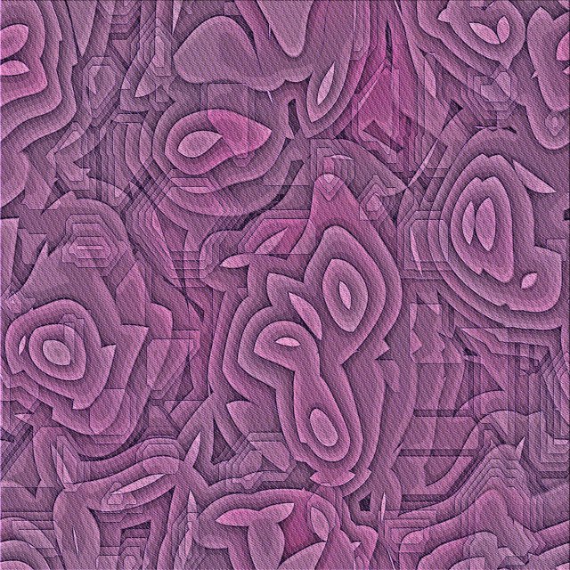 Ahgly Tapis d'Intérieur Lavable en Machine Carré Transitionnel Orchidée Violet, 5 Pieds Carré