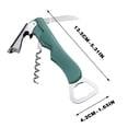 thumbnail image 3 of Yhmxh Home and Kitchen,Kitchen Gadgets,Kitchen Organizers And Storage 3-in-1 Multifunctional Wine And Beer Opener Portable Corkscrew With Bottle Foil Cutter Bottle Opener, 3 of 4