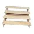 thumbnail image 3 of KLKCMS Wood Display Riser Collectibles Display Stand for Ornaments Crafts Apartment 4 Layer 40cm, 3 of 9