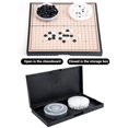 thumbnail image 4 of 19 x 19 Magnetic Go Game Set 11 Inches Travel Foldable Board Game Set with Magnetic Plastic Piece for Beginner Kids Adults, 4 of 6