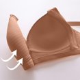 thumbnail image 4 of Timegard Wireless Bras for Women 2pc Ruched Full Support Adjustable Strap Comfy Daily Seniors Bras, 4 of 7