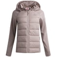 thumbnail image 1 of Veste pour femmes Reebok en maille extensible et tissu matelassé isolant, 1 of 7