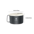 thumbnail image 3 of Aursykel Large Capacity Stainless Steel Instant Bowl with Lid for Student Dormitory Suit for Lunch Rice Easy Drainage Portable Lightweight and Sturdy for Long term Use, 3 of 6