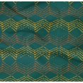 thumbnail image 4 of oneOone Organic Cotton Poplin Twill Fabric Chevron Block Print Fabric BTY 42 Inch Wide, 4 of 4