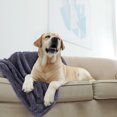 thumbnail image 2 of Unique Bargains Luxury Fleece Bed Blanket Woven Mesh, 2 of 10