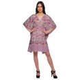 thumbnail image 2 of Moomaya Robe Courte de Caftan de Plage, Robe de Couverture Imprimée, Kaftan pour Femmes, Tenue de Plage, Couverture, 2 of 4