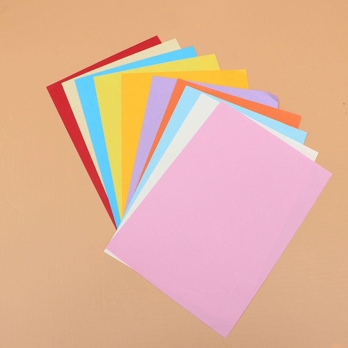 BEADCEST Assorted Colored Copy Paper for Office Use Printable Paper Perfect for DIY and Certificates A4 Size 100 Sheets