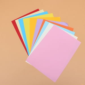 BEADCEST Assorted Colored Copy Paper for Office Use Printable Paper Perfect for DIY and Certificates A4 Size 100 Sheets