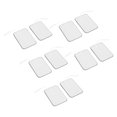 thumbnail image 2 of 10pcs Rectangular Electrode Pad Self Adhesive Electrode Patch Replacement Accessory for TENS Machine, 2 of 8