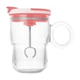 thumbnail image 2 of Auto-Stirring Shaker Cup with USB Charging, 280ml Capacity, for Protein Shakes, Coffee, and Smoothies, One-Touch Mixing, Portable for Gym, Office, and Travel, Glass Material, 2 of 9