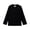 Black, variant on Toddler Kids Boys Girls Long Sleeve Basic Inside T Shirt Casual Tees Shirt Tops Solid Cloths Girls Tops, Tees & Shirts Yellow 130/5 Y—6 Y