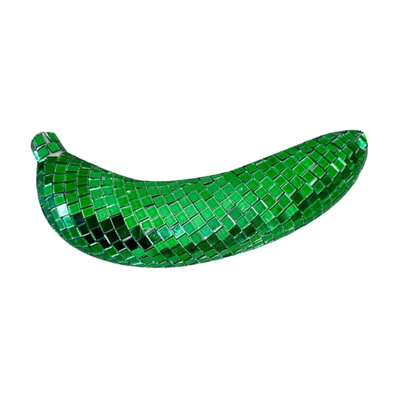 Décoration Suspendue Disco Banane pour Table de Maison Pendentif en Forme de Banane Pièce Maîtresse de Fête Faite à la Main Unique