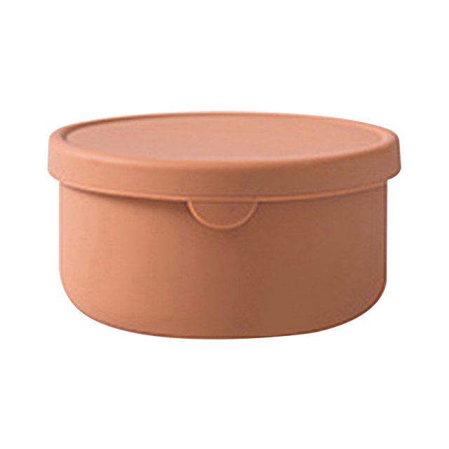 CEHVOM Silicone Lunch Box, Vegetable And Fruit Refrigerator Fresh-keeping Box, Portable And Sealed