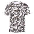 thumbnail image 1 of T-shirt Camouflage Imprimé Périphérique Imprimé pour Homme à Manches Courtes Hommes Hommes T-Shirts L, 1 of 2