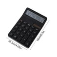 thumbnail image 3 of Solar Powered Calculator, 12 Digit Large Display Desk Calculator, Dual Energy Digital Calculation Tool, Portable Office Finance Calculator With Clear Screen, 3 of 6