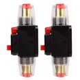 thumbnail image 3 of Audio Circuit Breaker,12‑24V Inline Circuit Breaker Car Stereo Circuit Breaker Manual Reset Circuit Breaker Compact and Lightweight, 3 of 9