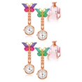 thumbnail image 1 of Transemion 2 Pcs Montre à Broche Exquise de Poche Portable à Suspendre Montres à Revers pour Femmes Infirmières Médecins Accessoires Maison Extérieur 2Ensemble, 1 of 6