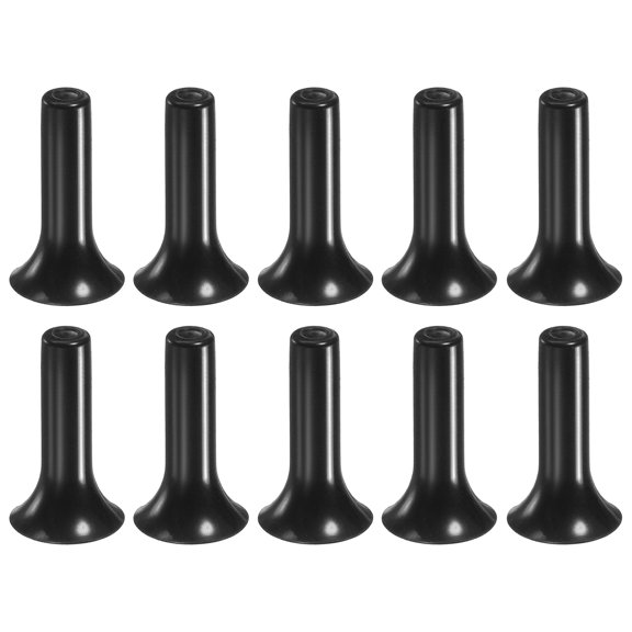 Uxcell 10-Pack Drip Irrigation End Plugs, 1/4 Inch Push-to-Fit Quick Connect End Caps Fittings [Black]