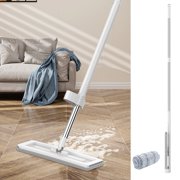 PEONAVET Sponge Foam Mop Hands- Mop, Hands- Microfiber Flat Mop, Automatic Wringing, 360 Degree Hands- Microfiber Floor Mop, Lazy Hands- Mop, Suitable for Home Kitchen