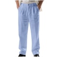 thumbnail image 2 of Ceisia Pantalon Habillé en Coton à Rayures Rétro Droit Décontracté pour Homme, Cadeau, Doux, Structuré, Mince, à Rayures, Multicolore, 2 of 9