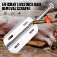 thumbnail image 3 of Eoozwa Hair Removal Scraper for Pig Cattle and Sheep Stainless Steel Butchering Tool Efficient Slaughtering and Hair Removal Device Professional Meat Processing Accessory, 3 of 6