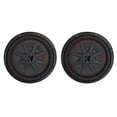 thumbnail image 1 of (2) Kicker 48CWRT122 COMPRT12 2000W 12 Pouces PVC 2-Ohm Subwoofers Peu Profonds pour Voiture sous-Vêtements, 1 of 5