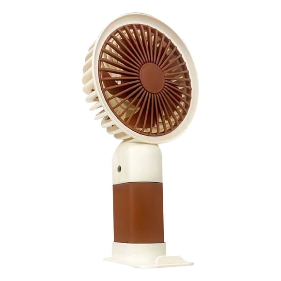 Mini USB Desk Fan | Portable Handheld Fan with 5 Blades | USB Rechargeable Battery Operated | Quiet Cooling Fan for Office Desk School Student Home Travel