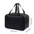 thumbnail image 3 of Fesfesfes Travel Toiletry Management Bag Waterproof Cosmetic Case Dry Wet Separation System Large Capacity Storage Solution for Business Trips Vacations Gym, 3 of 5