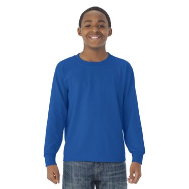 Jerzees T-Shirt à Manches Longues pour Jeunes DRI-POWER Active, TG, Royal