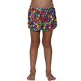 thumbnail image 1 of Up Past 8 Girl's Boxer Shorts Plush Pajama Bottoms Fun Shorts, 1 of 4