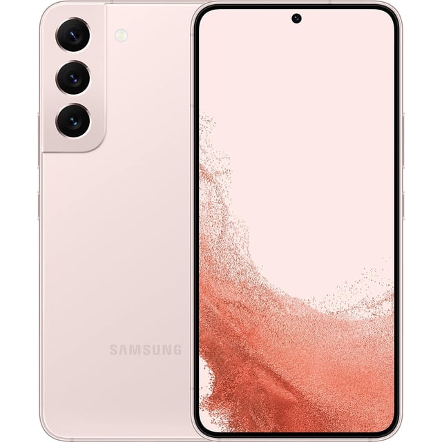 Samsung Galaxy S22 128GB Unlocked Smartphone (Pink Gold) Certified Refurbished Excellent Condition