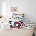 thumbnail image 5 of Science Twin Comforter Set,Physical Chemistry Math 7 Pieces Bed in a Bag,Chemical Equation Mathematics Formula Bedding Sets with 1 Comforter,1 Flat Sheet,1 Fitted Sheet,2 Pillowcase and Pillow Sham, 5 of 5