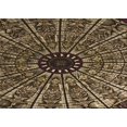 thumbnail image 1 of Ahgly Company Tapis d'Intérieur Lavables en Machine pour Rectangles de Transition Peru Brun, 3' x 5', 1 of 7