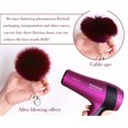 thumbnail image 4 of Pom Pom Keychain Bohemian Faux Fur Ball Keychain Pompom Tassel Charm Bag Pendant, 4 of 10