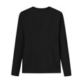 thumbnail image 5 of Pompotops Femmes Mode Été Aguichant Plissé Imprimé Régulier Femmes Manches Longues Col Rond Bouton Haut Liquidation, 5 of 5