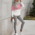 thumbnail image 4 of Birdeem Ensemble pour Femmes Survêtement Chandail Uni Col Rond 2 Pcs Sport Sans Capuche Ensembles, 4 of 6