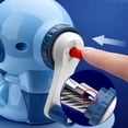 thumbnail image 4 of Chmadoxn Home Office Furniture Student Pencil Roller Pencil Sharpener Hand Crank Pencil Sharpener Kids Pencil Sharpener Learning Stationery Supplies Plastic Pencil Sharpener, 4 of 6